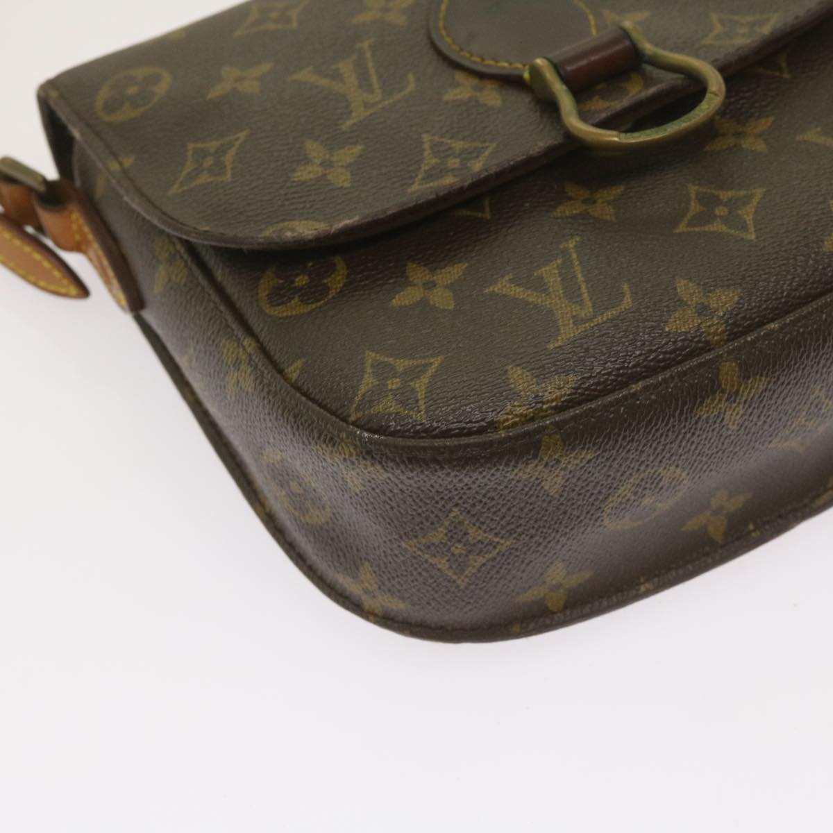 LOUIS VUITTON Monogram Saint Cloud MM Shoulder Bag M51243 LV Auth 67130