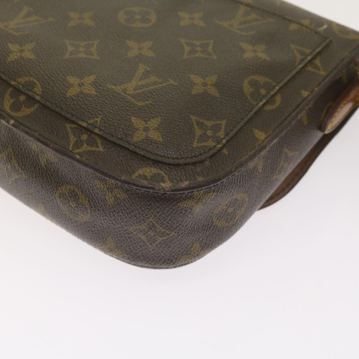 LOUIS VUITTON Monogram Saint Cloud MM Shoulder Bag M51243 LV Auth 67130