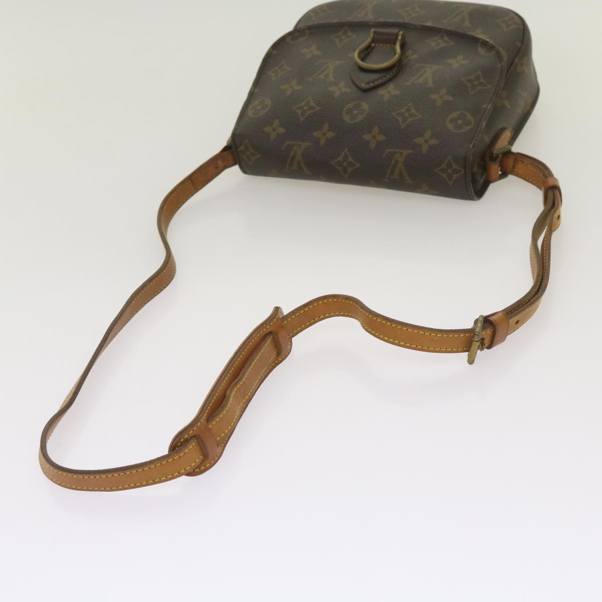 LOUIS VUITTON Monogram Saint Cloud MM Shoulder Bag M51243 LV Auth 67130