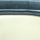 CHANEL Bicolole Pouch Leather Black CC Auth 67139-17