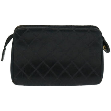 CHANEL Bicolole Pouch Leather Black CC Auth 67139 - 0