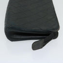 CHANEL Bicolole Pouch Leather Black CC Auth 67139-3