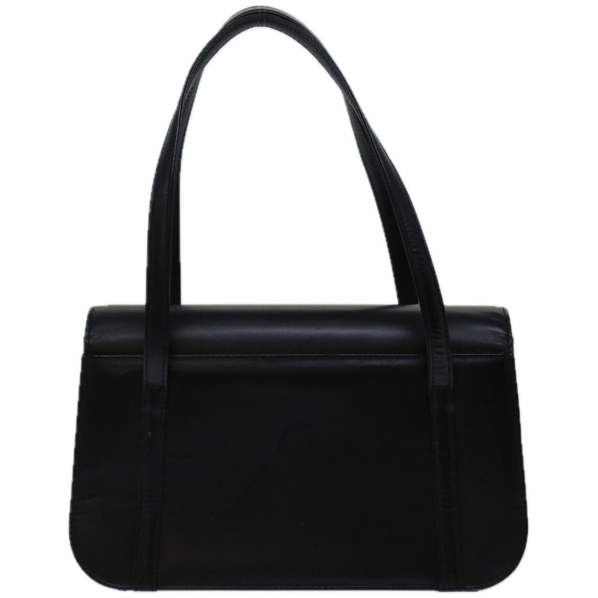Burberrys Nova Check Hand Bag Nylon Leather Beige Black Auth 67140