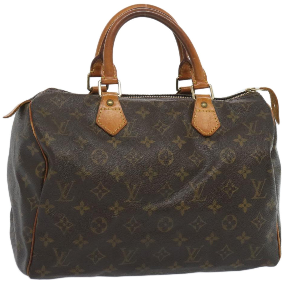 LOUIS VUITTON Monogram Speedy 30 Hand Bag M41526 LV Auth 67146