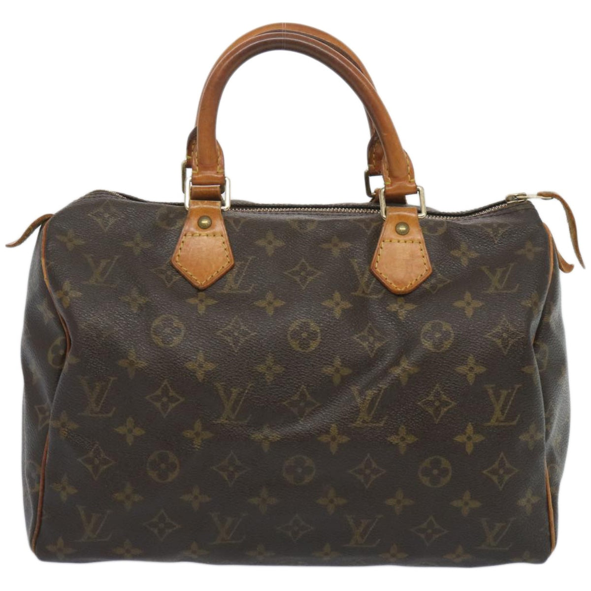 LOUIS VUITTON Monogram Speedy 30 Hand Bag M41526 LV Auth 67146