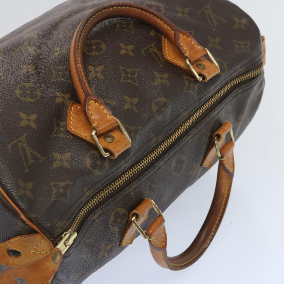 LOUIS VUITTON Monogram Speedy 30 Hand Bag M41526 LV Auth 67146