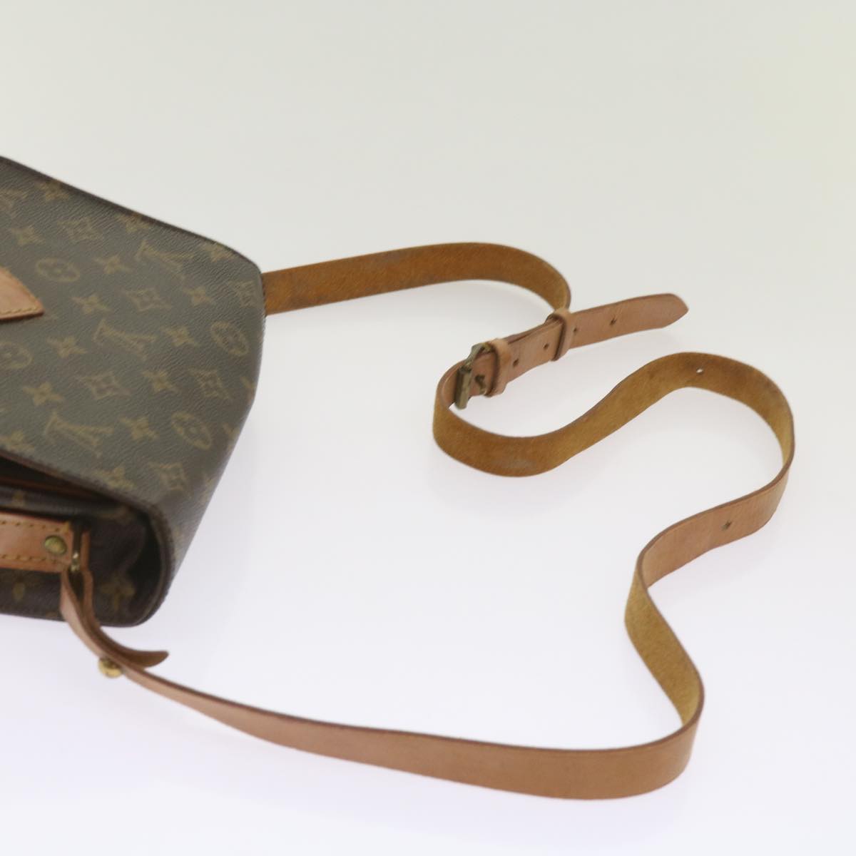 LOUIS VUITTON Monogram Cartouchiere MM Shoulder Bag M51253 LV Auth 67178