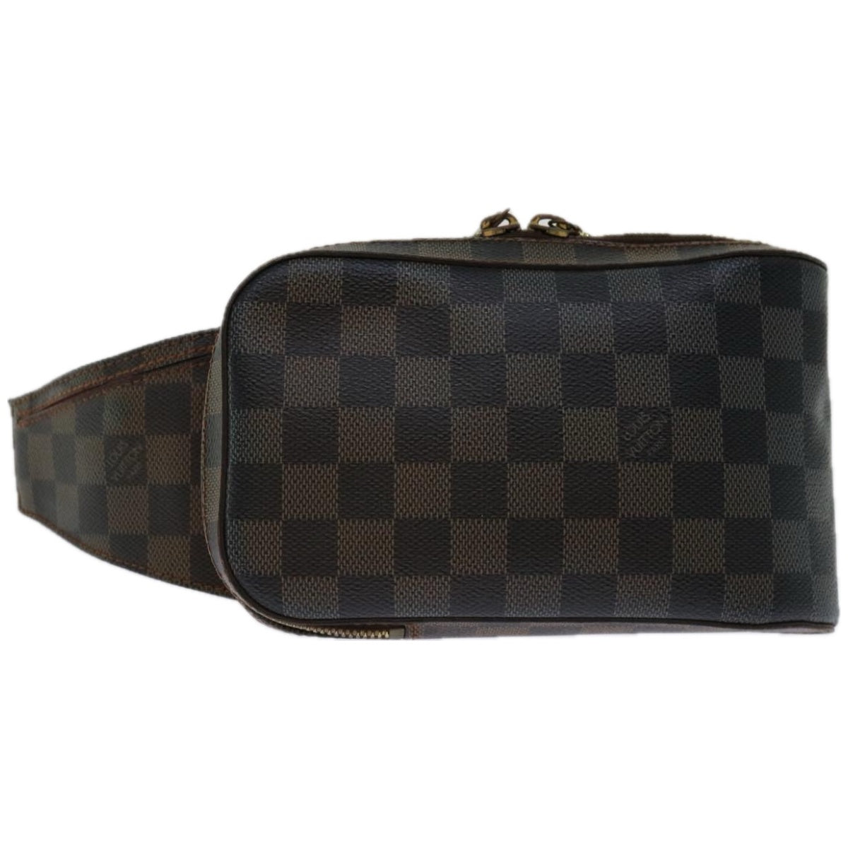 LOUIS VUITTON Damier Ebene Geronimos Shoulder Bag N51994 LV Auth 67183