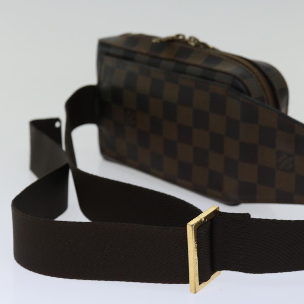 LOUIS VUITTON Damier Ebene Geronimos Shoulder Bag N51994 LV Auth 67183