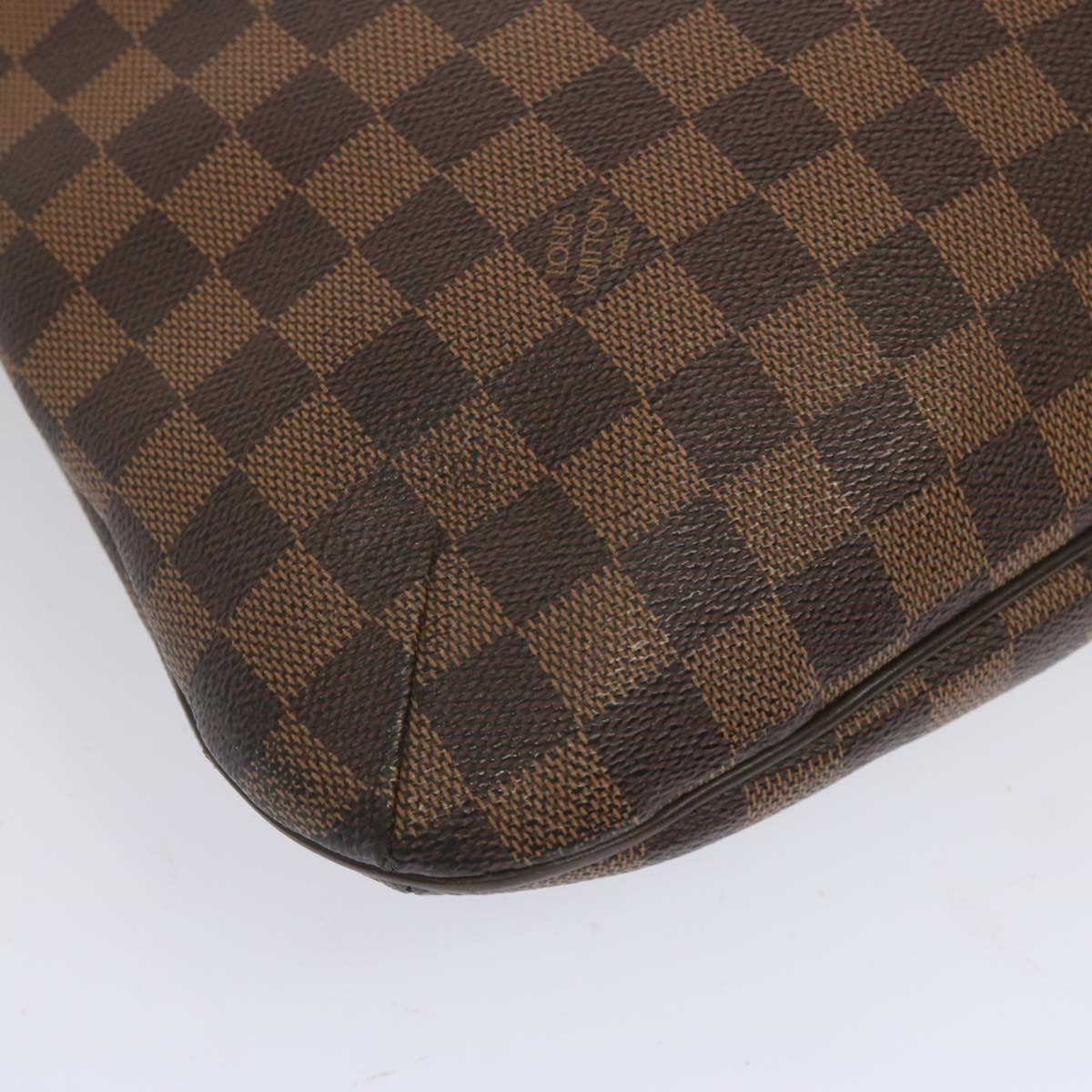 LOUIS VUITTON Damier Ebene Bloomsbury PM Shoulder Bag N42251 LV Auth 67198