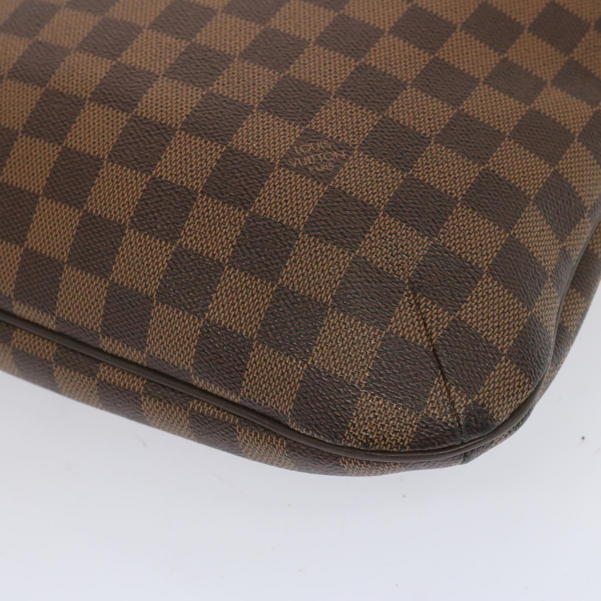 LOUIS VUITTON Damier Ebene Bloomsbury PM Shoulder Bag N42251 LV Auth 67198