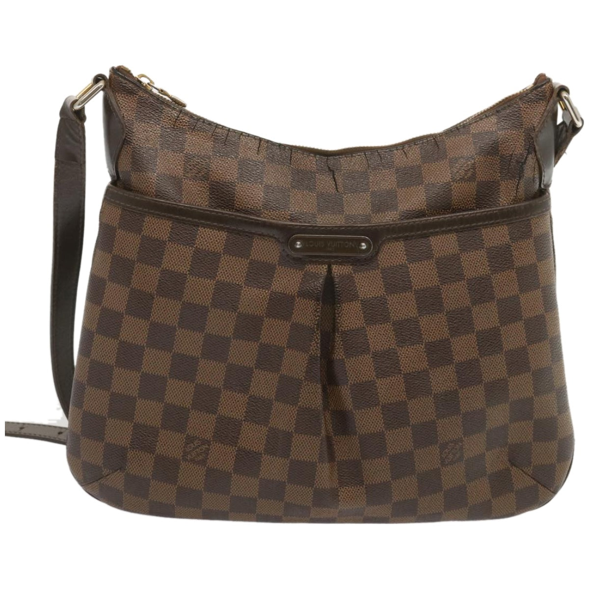 LOUIS VUITTON Damier Ebene Bloomsbury PM Shoulder Bag N42251 LV Auth 67198