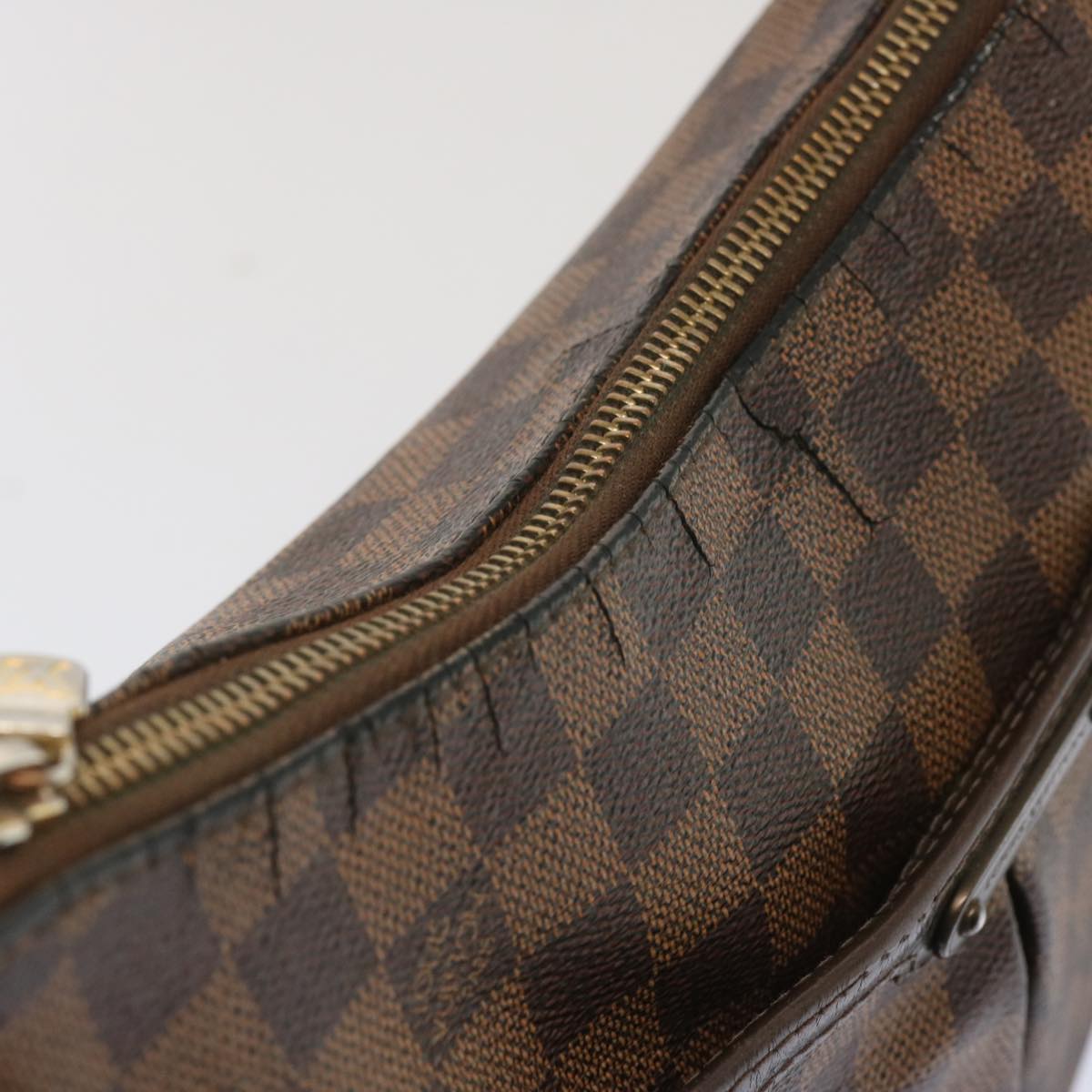 LOUIS VUITTON Damier Ebene Bloomsbury PM Shoulder Bag N42251 LV Auth 67198