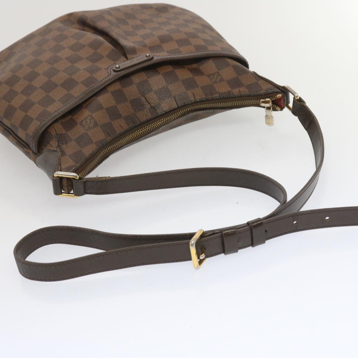 LOUIS VUITTON Damier Ebene Bloomsbury PM Shoulder Bag N42251 LV Auth 67198