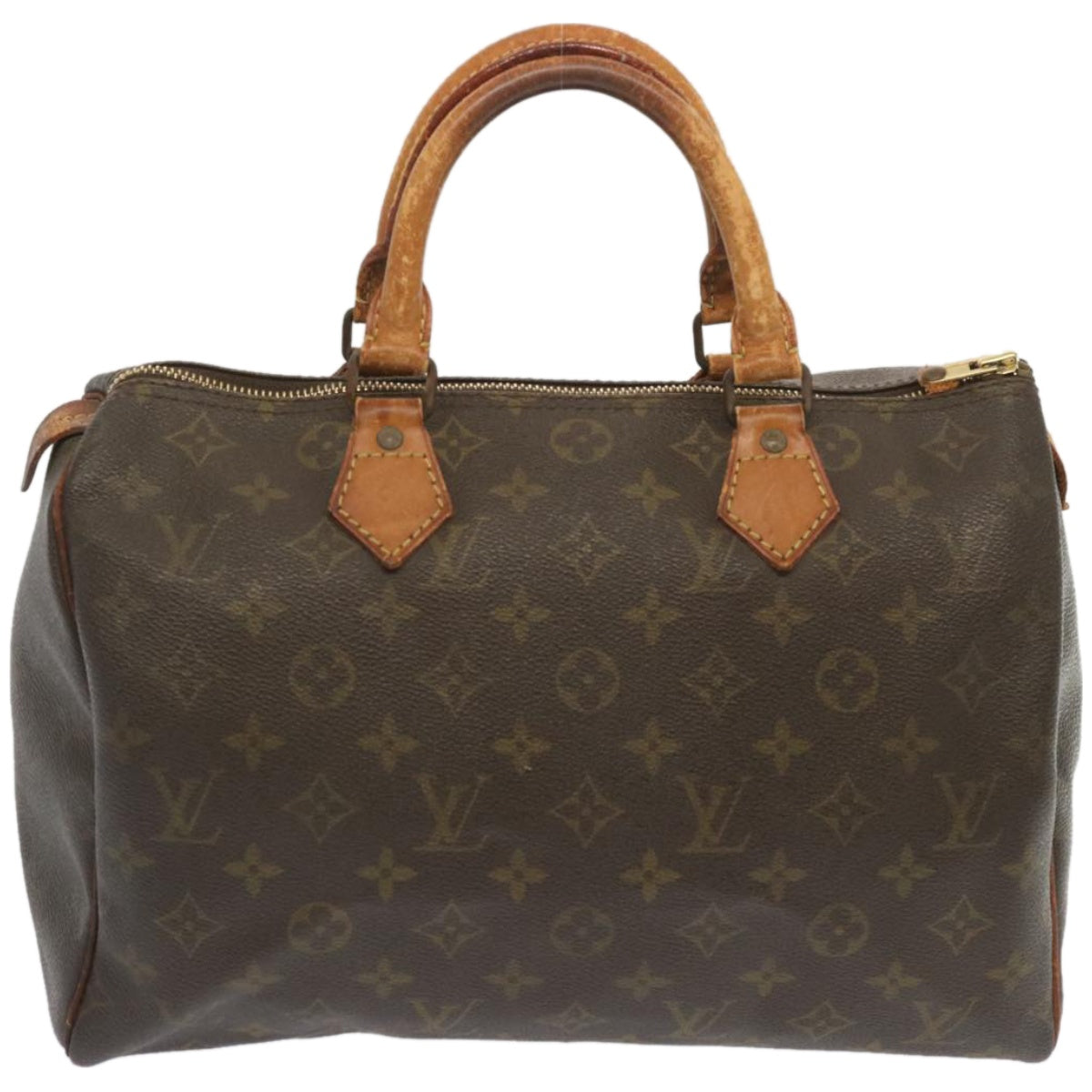 LOUIS VUITTON Monogram Speedy 30 Hand Bag M41526 LV Auth 67208