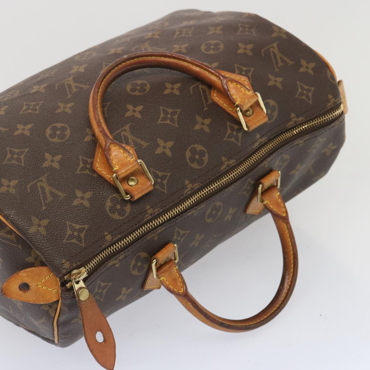 LOUIS VUITTON Monogram Speedy 30 Hand Bag M41526 LV Auth 67209