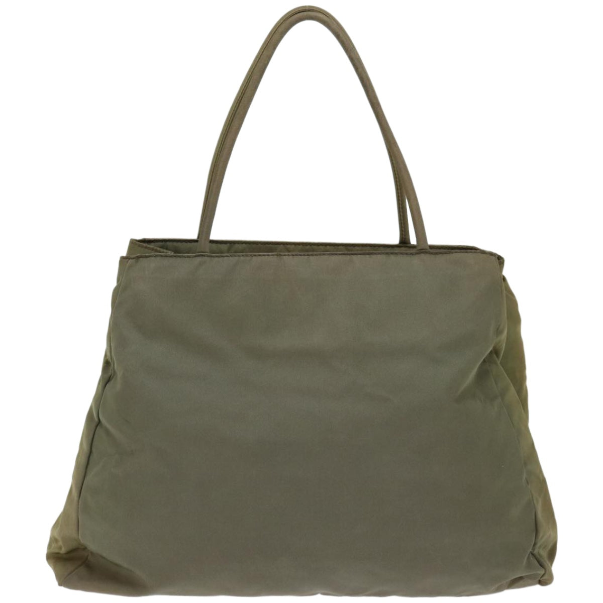 PRADA Tote Bag Nylon Khaki Auth 67219 - 0