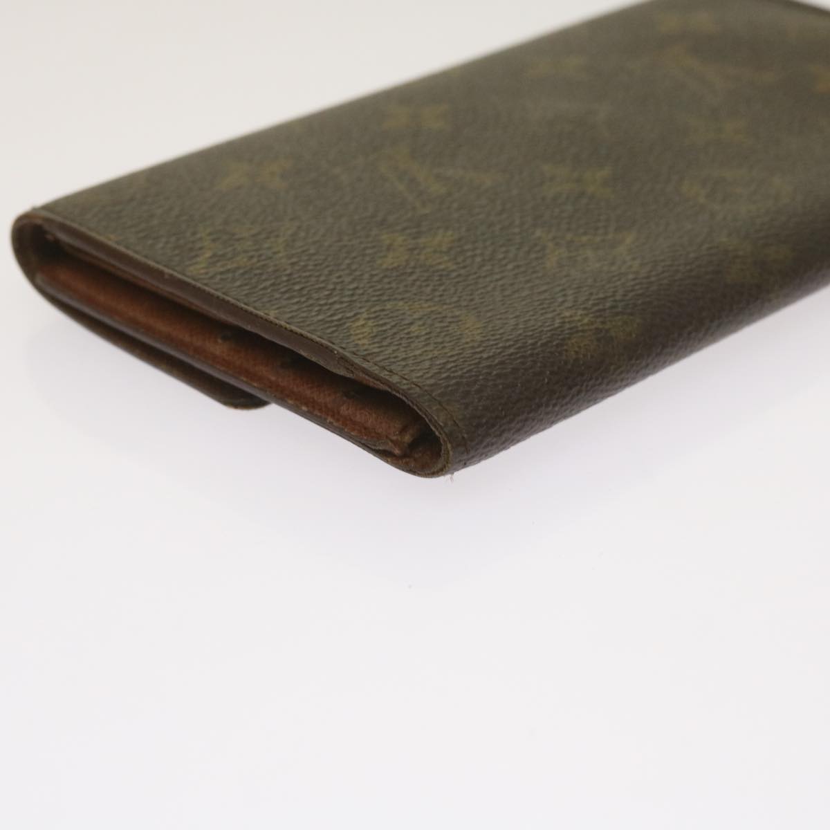 LOUIS VUITTON Monogram Portefeuille International Wallet M61217 LV Auth 67249