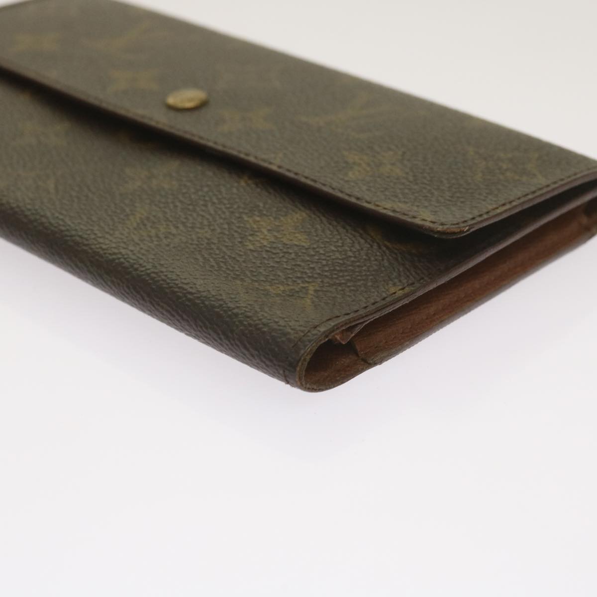 LOUIS VUITTON Monogram Portefeuille International Wallet M61217 LV Auth 67249