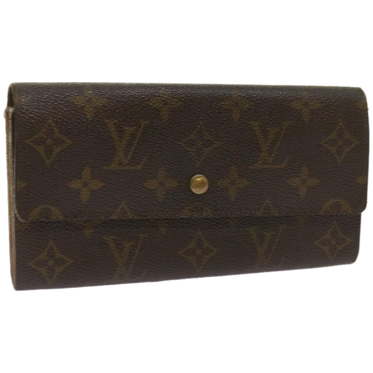 LOUIS VUITTON Monogram Pochette Porte Monnaie Credit Wallet M61725 LV Auth 67250