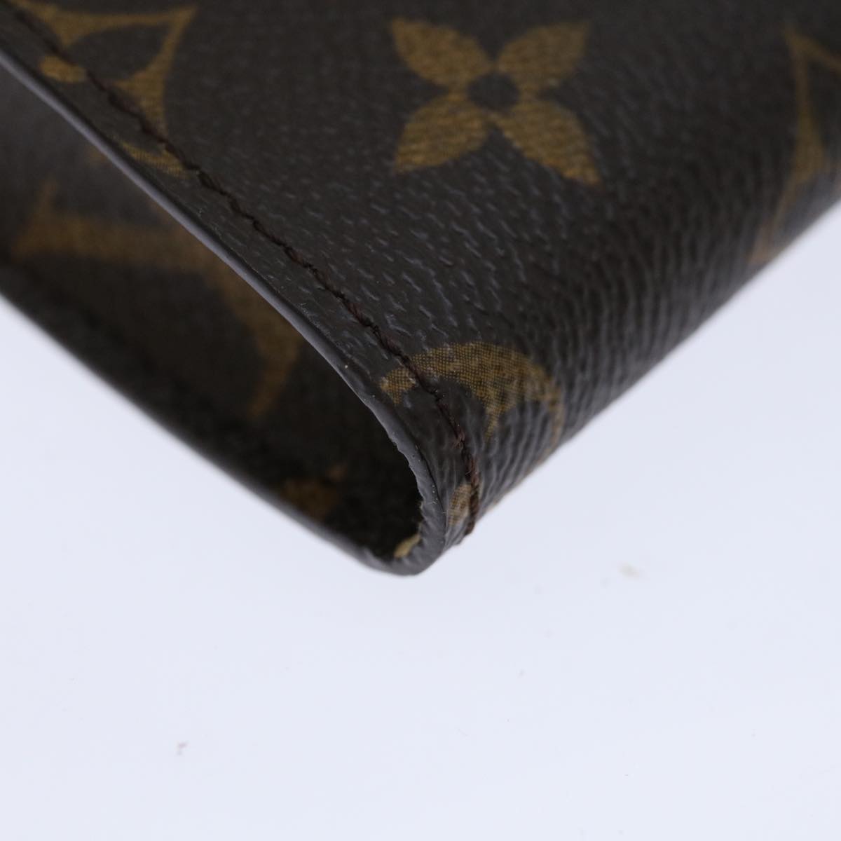 LOUIS VUITTON Monogram Etui Lunette Simple Glasses Case M62962 LV Auth 67252