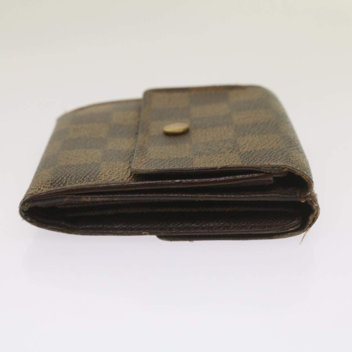 LOUIS VUITTON Damier Ebene Portefeuille Elise Wallet N61654 LV Auth 67254