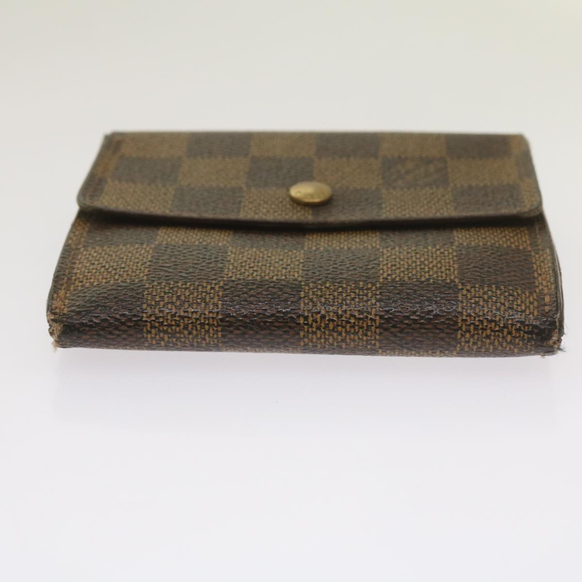 LOUIS VUITTON Damier Ebene Portefeuille Elise Wallet N61654 LV Auth 67254