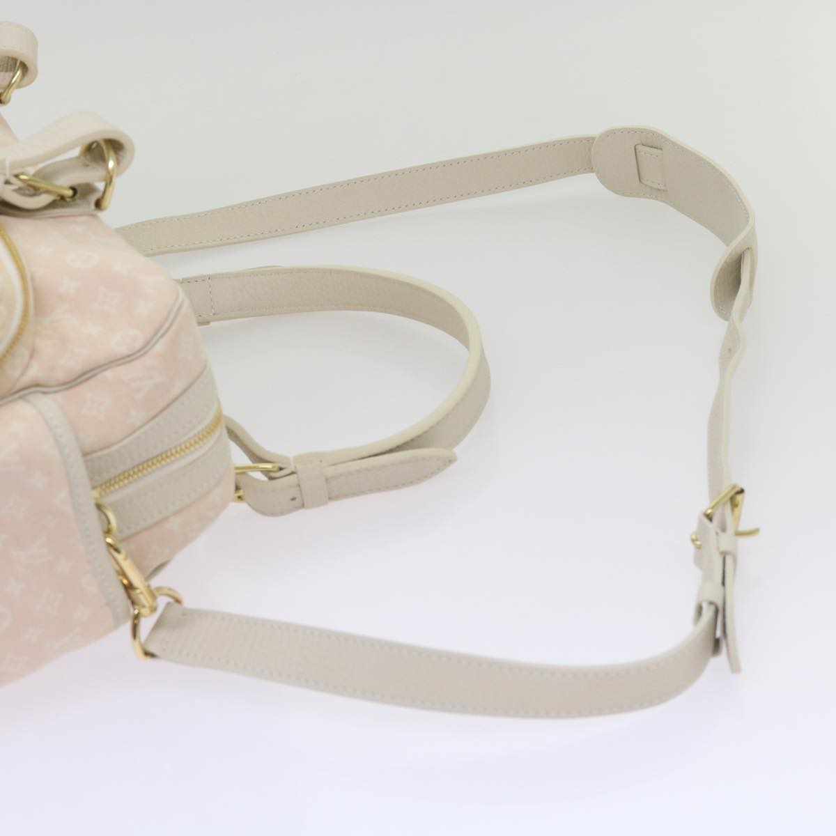 LOUIS VUITTON Monogram Mini Lin Sac Arange Shoulder Bag Rose M95255 Auth 67255