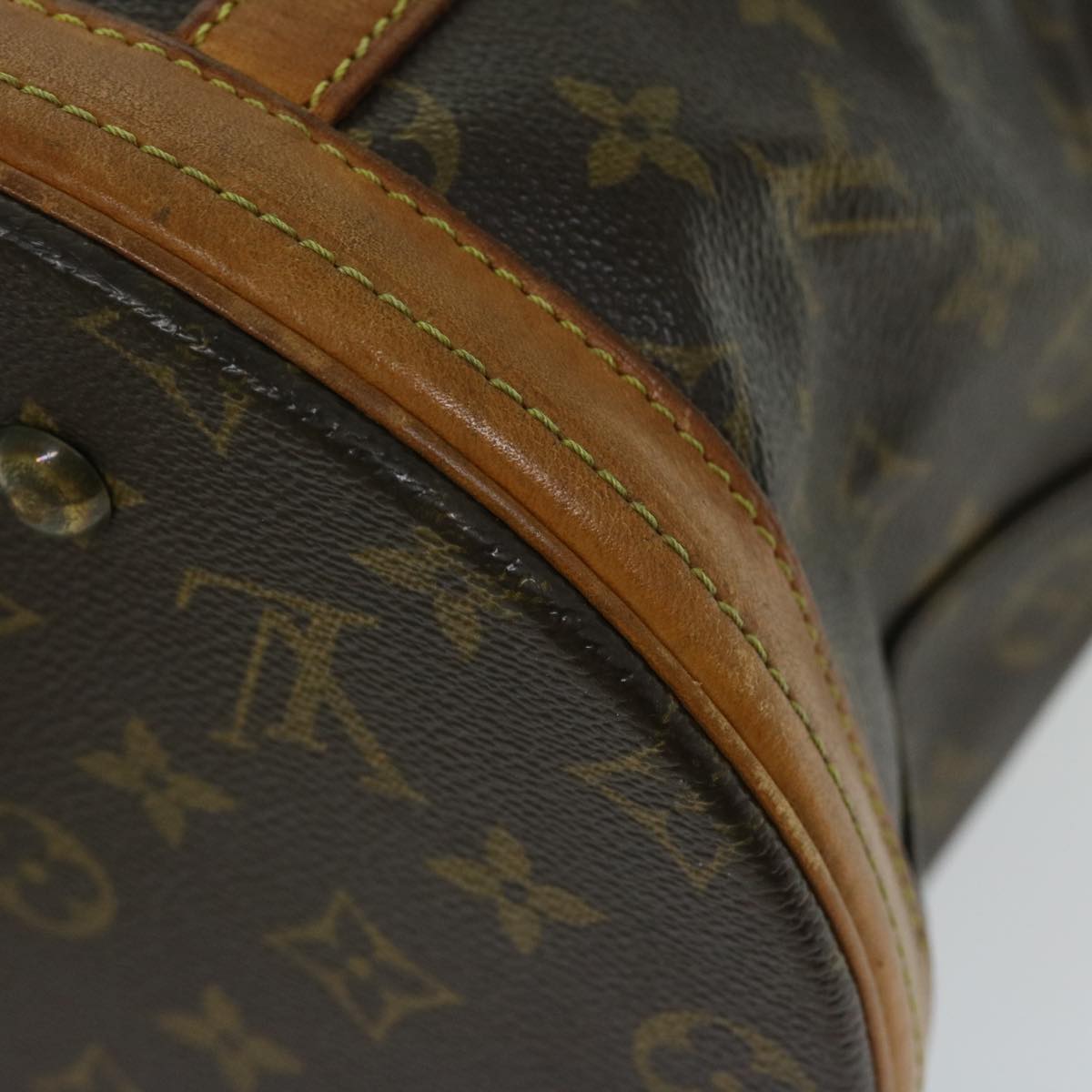 LOUIS VUITTON Monogram Bucket GM Shoulder Bag M42236 LV Auth 67257