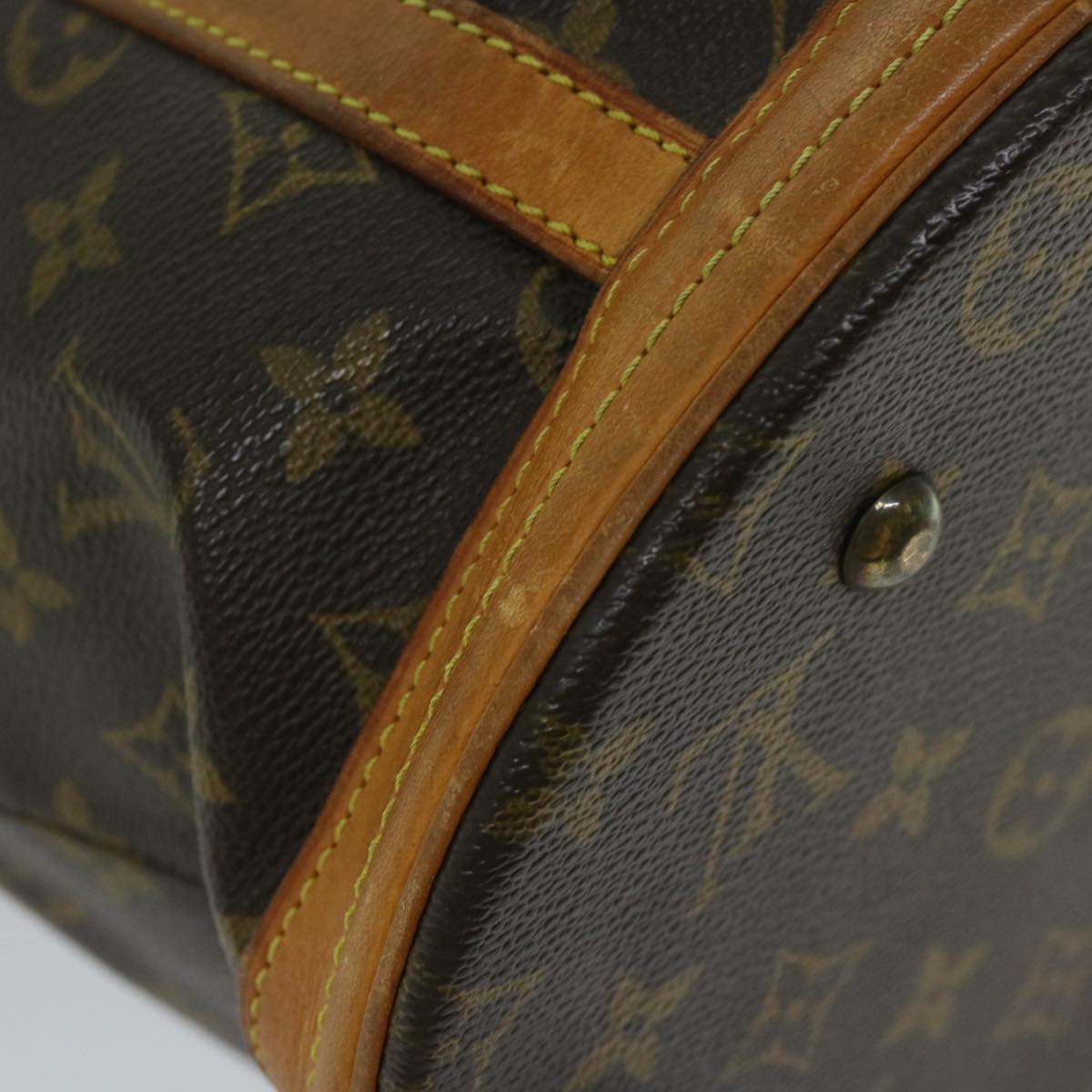 LOUIS VUITTON Monogram Bucket GM Shoulder Bag M42236 LV Auth 67257