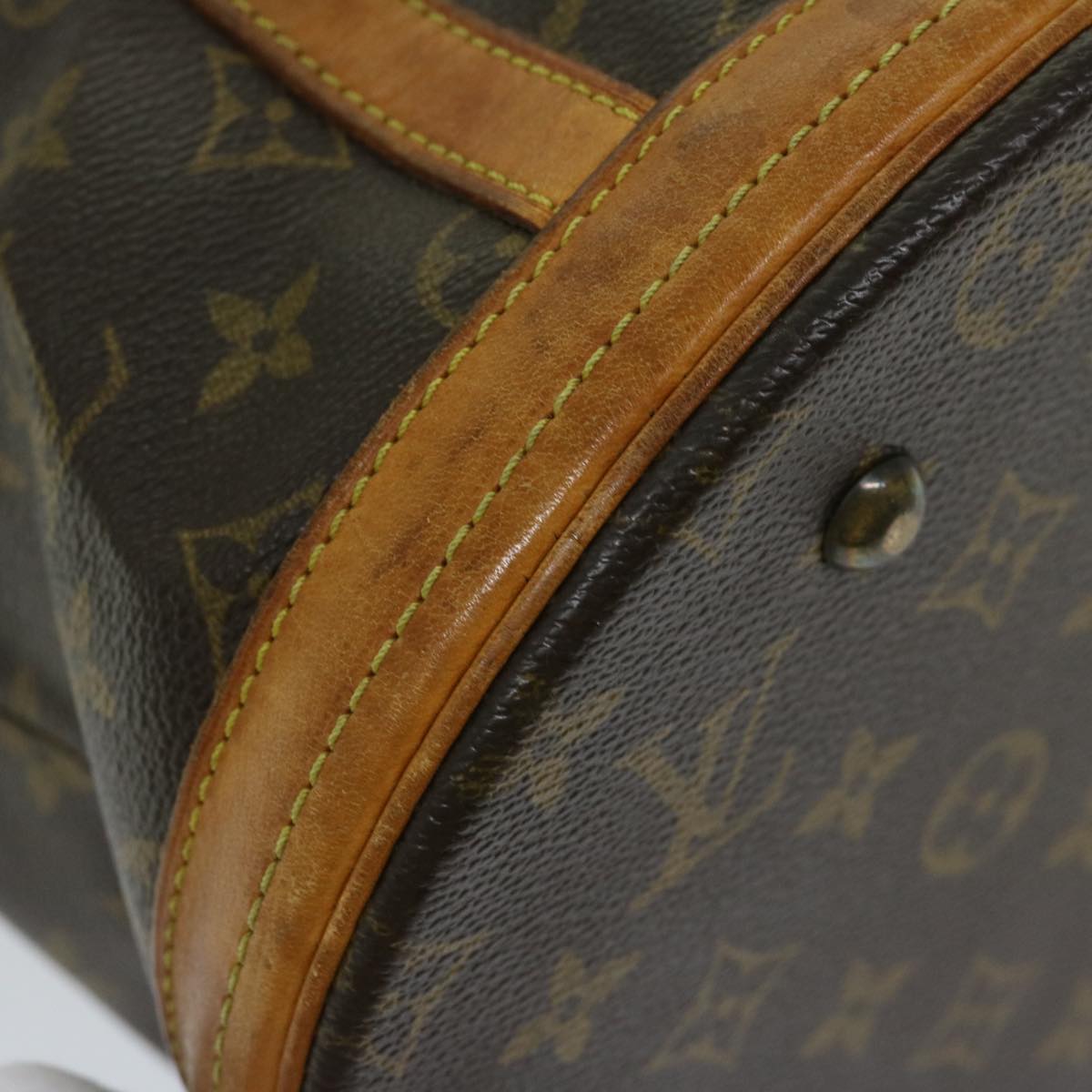 LOUIS VUITTON Monogram Bucket GM Shoulder Bag M42236 LV Auth 67257