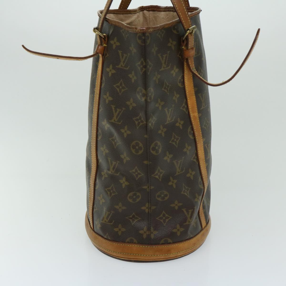 LOUIS VUITTON Monogram Bucket GM Shoulder Bag M42236 LV Auth 67257