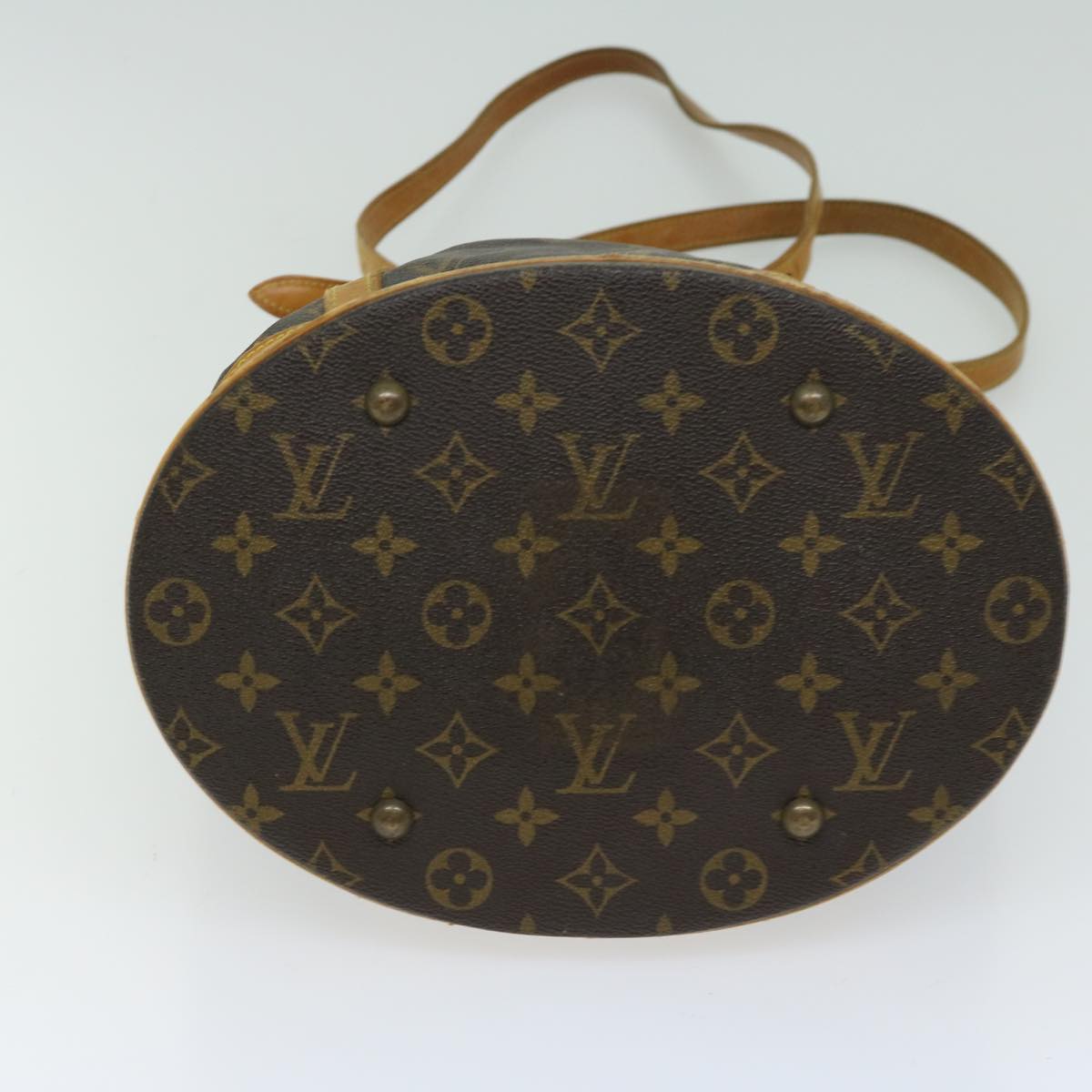 LOUIS VUITTON Monogram Bucket GM Shoulder Bag M42236 LV Auth 67259