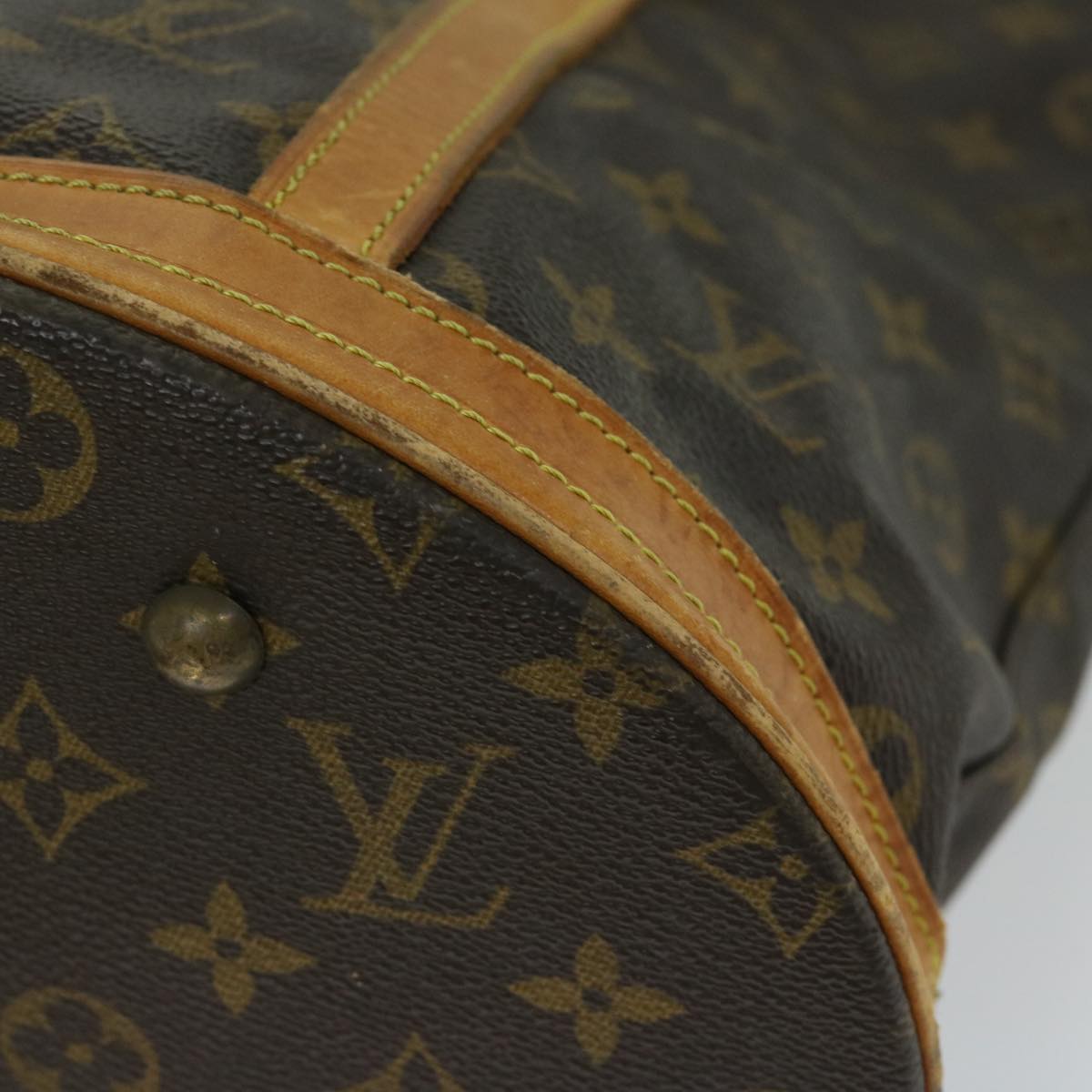 LOUIS VUITTON Monogram Bucket GM Shoulder Bag M42236 LV Auth 67259