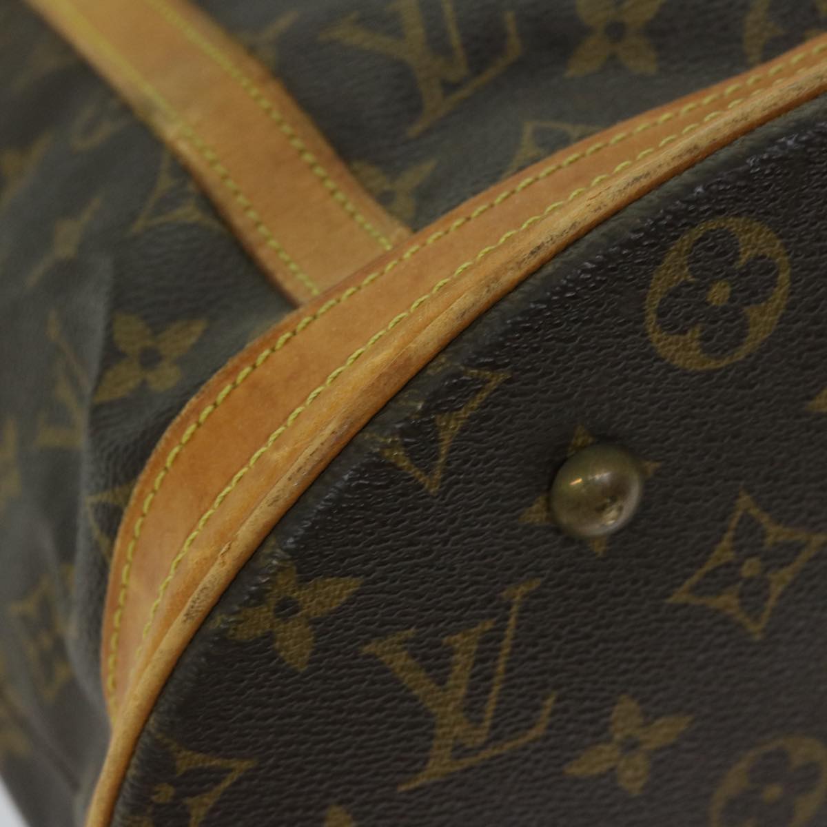 LOUIS VUITTON Monogram Bucket GM Shoulder Bag M42236 LV Auth 67259