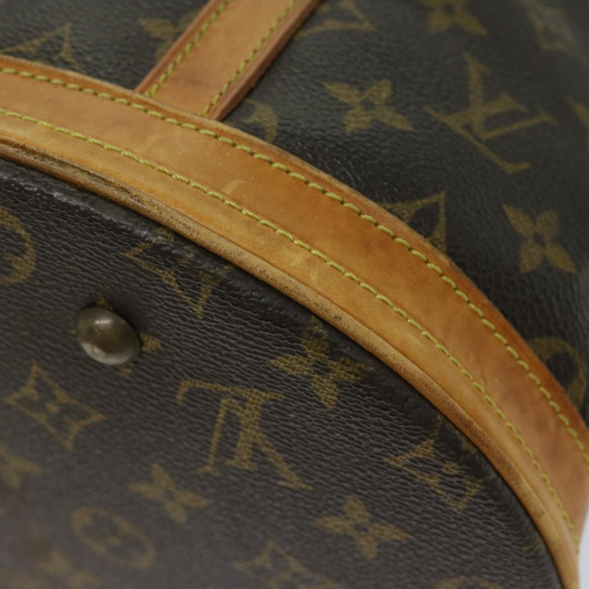 LOUIS VUITTON Monogram Bucket GM Shoulder Bag M42236 LV Auth 67259