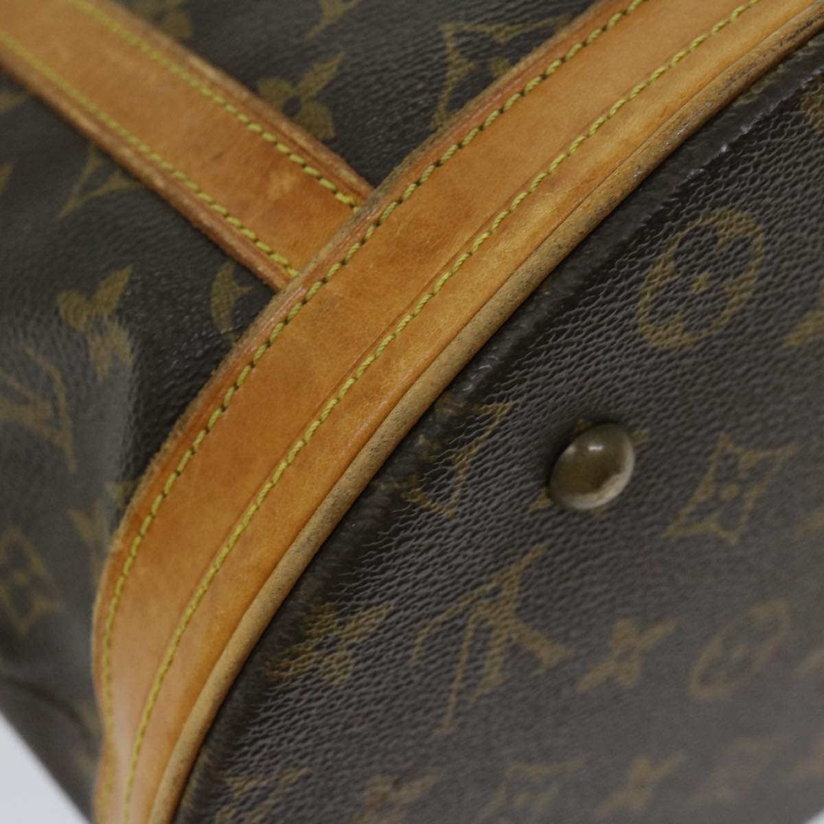 LOUIS VUITTON Monogram Bucket GM Shoulder Bag M42236 LV Auth 67259