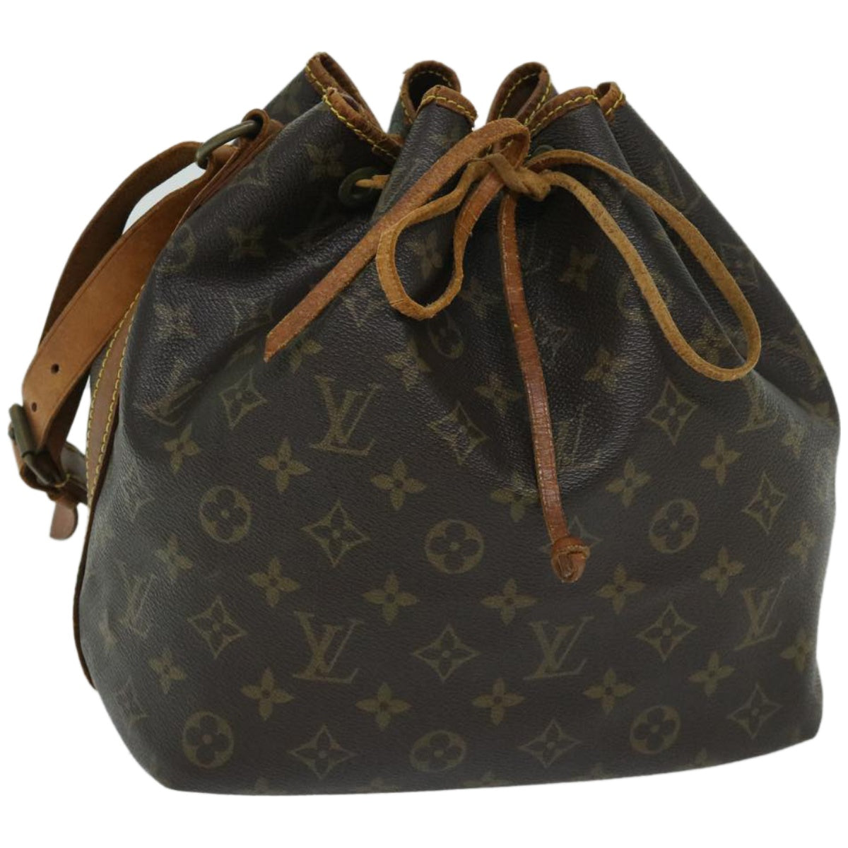 LOUIS VUITTON Monogram Petit Noe Shoulder Bag M42226 LV Auth 67261