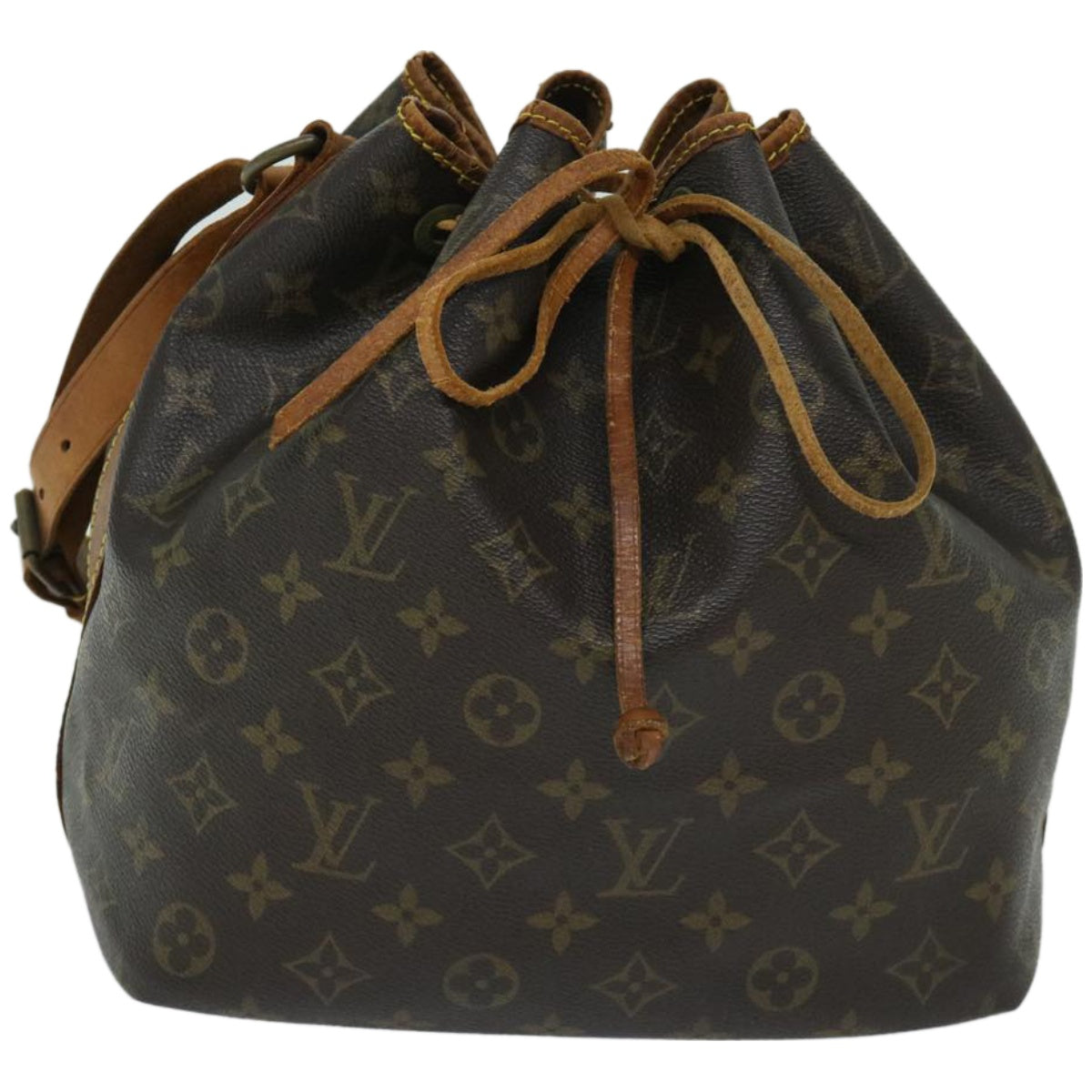 LOUIS VUITTON Monogram Petit Noe Shoulder Bag M42226 LV Auth 67261