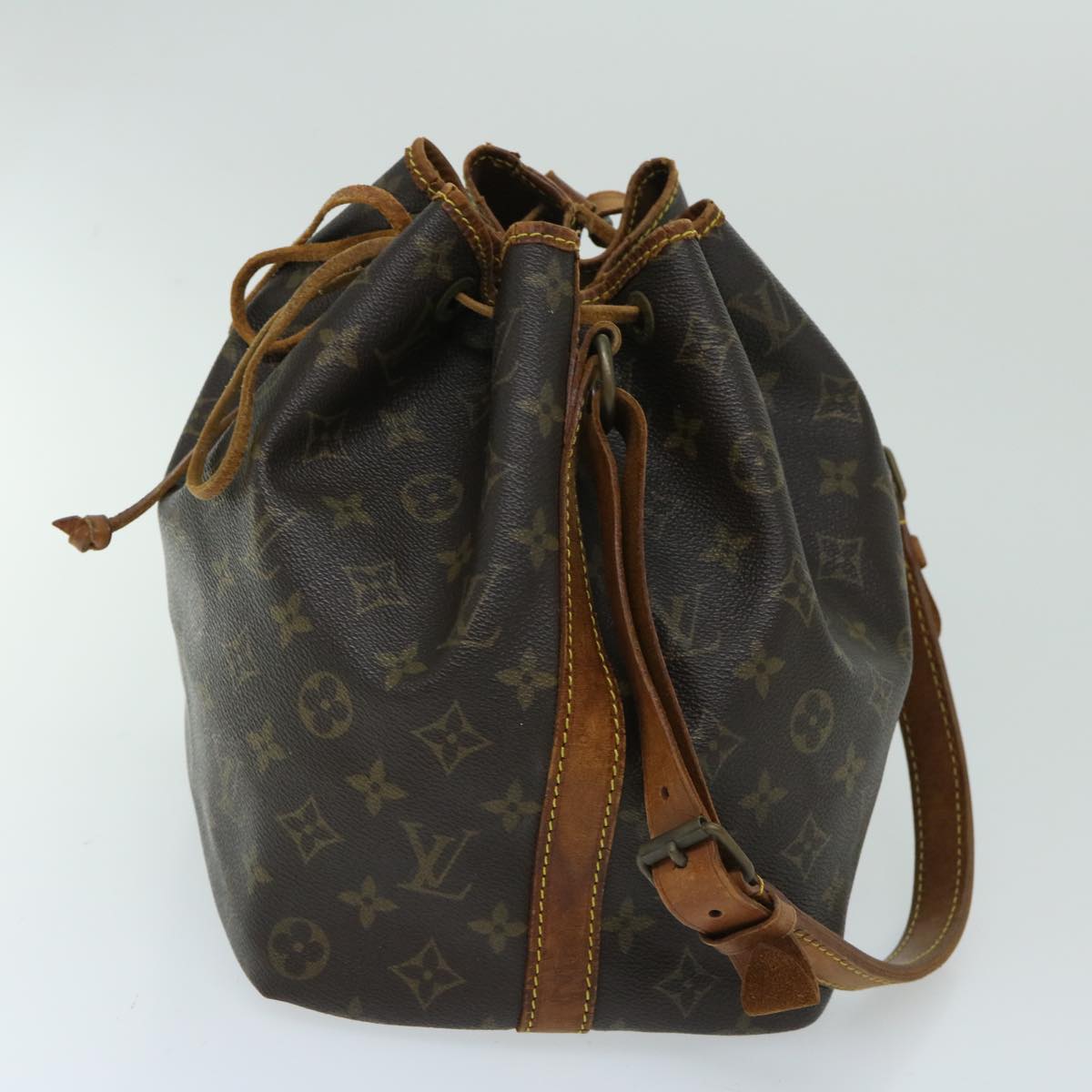 LOUIS VUITTON Monogram Petit Noe Shoulder Bag M42226 LV Auth 67261