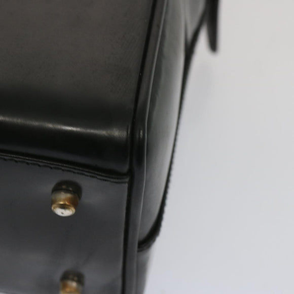 GUCCI Hand Bag Patent leather 2way Black Auth 67289