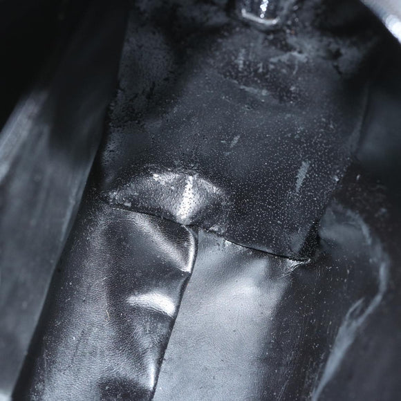 GUCCI Hand Bag Patent leather 2way Black Auth 67289