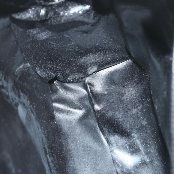 GUCCI Hand Bag Patent leather 2way Black Auth 67289