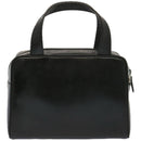 GUCCI Hand Bag Patent leather 2way Black Auth 67289-2