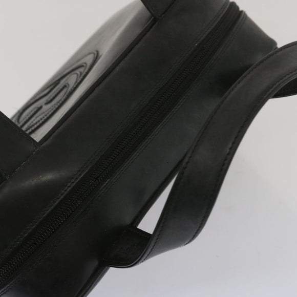 GUCCI Hand Bag Patent leather 2way Black Auth 67289