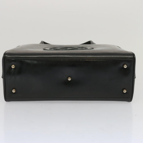 GUCCI Hand Bag Patent leather 2way Black Auth 67289