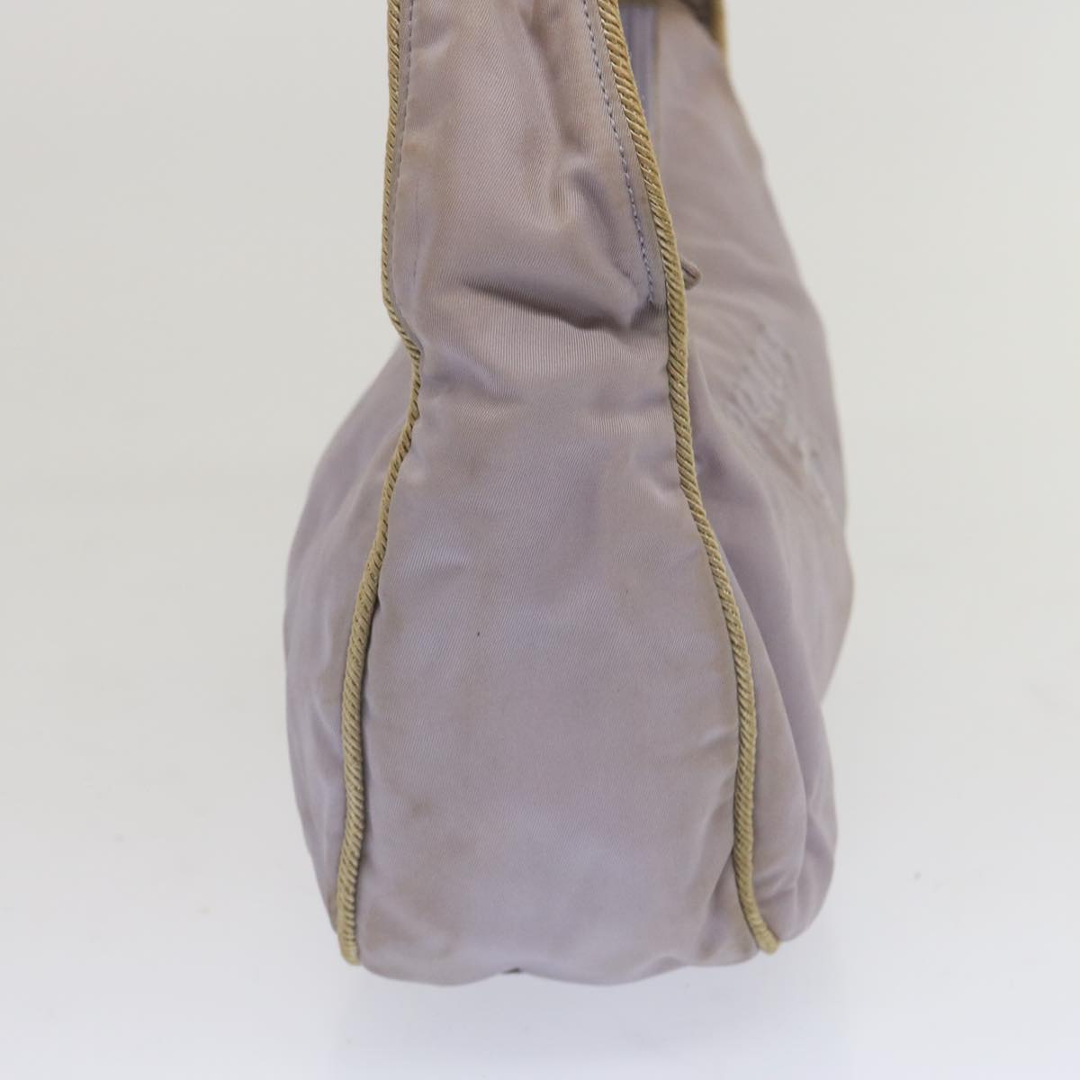 PRADA Hand Bag Nylon Purple Auth 67321