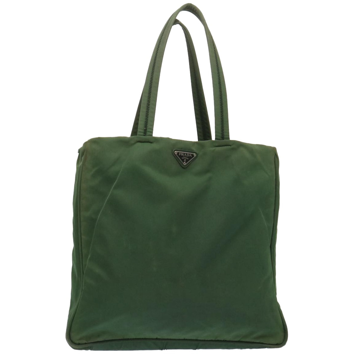 PRADA Tote Bag Nylon Green Auth 67330 - 0