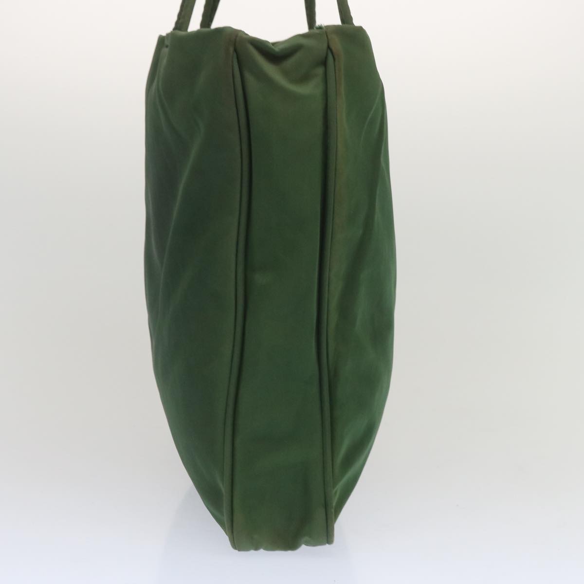 PRADA Tote Bag Nylon Green Auth 67330