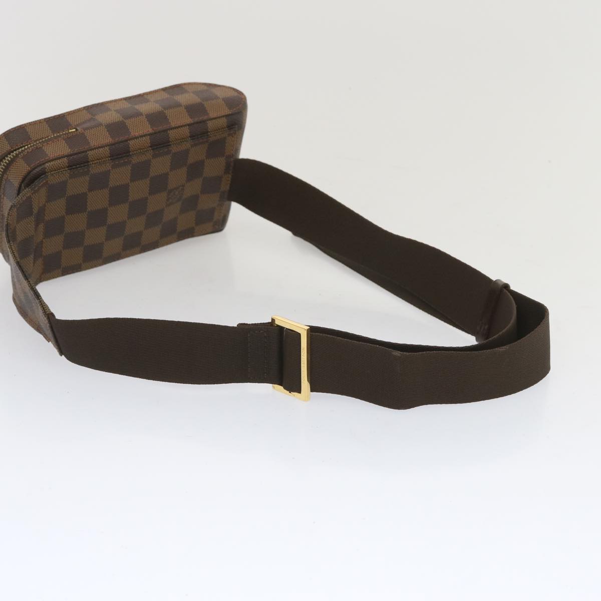 LOUIS VUITTON Damier Ebene Geronimos Shoulder Bag N51994 LV Auth 67361